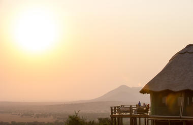 Kubu Kubu Tented Lodge- View of the deck