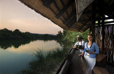 Hide overlooking the Sabie River