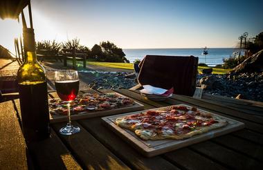 Al Fresco dining with sea views Breakers Boutique Accommodation