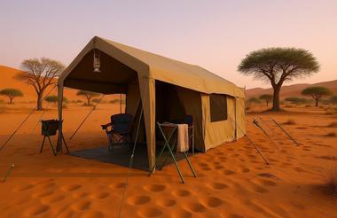 Spacious Sahara Canvas Tent