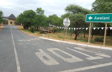 Lodge entrance