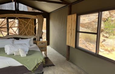 Madisa safari tents interior