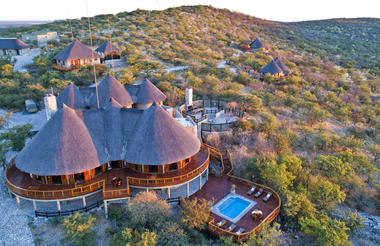 Etosha Mountain Lodge - Aerial View