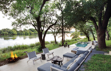 Matetsi River House Outdoor Living