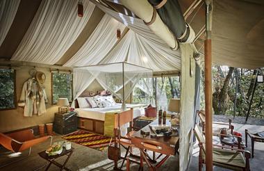 Luxury Suite Tent interior