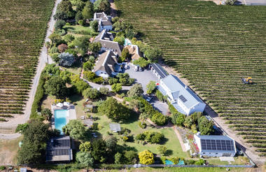 WedgeView drone view from the Stellenbosch Kloof side