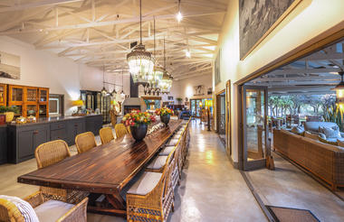 Mushara Outpost - Restaurant, Veranda