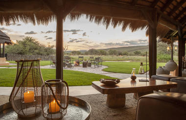 Okonjima Luxury Bush Camp Lounge View