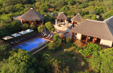 Aerial view of main area