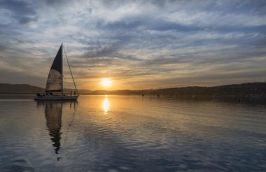 Experience an enchanting Knysna Sunset