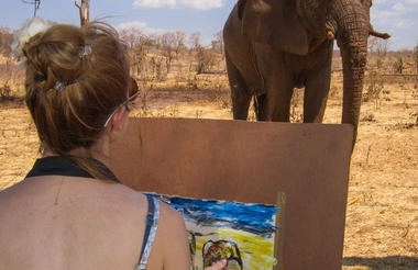 WILD HORIZONS ELEPHANT ART