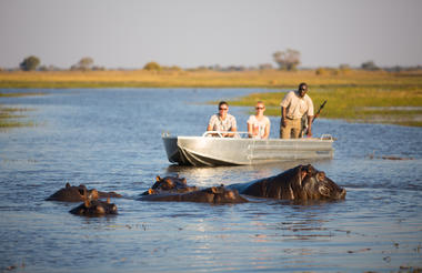 Boating near shumba