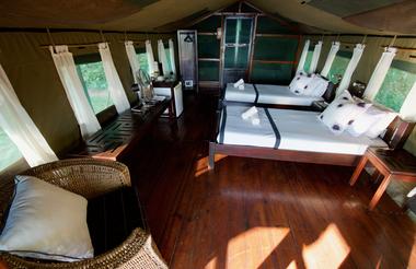 Luxury tented chalet ( Interior) 
