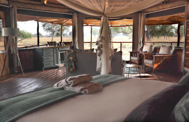 Lion Camp  Deluxe Suite Interior