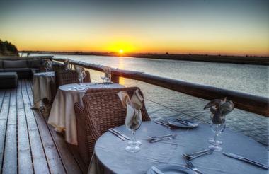 Dining on the Chobe Deck 