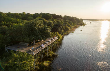 The Chobe Game Lodge Eastern Deck