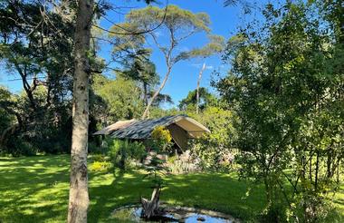 The Woodlands tents in the Waterberry conservation area