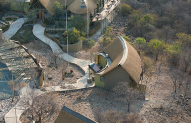 Safarihoek Lodge -  Ariel View of Luxury Room