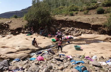 Basotho bevolking Lesotho Noord