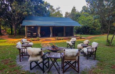 Lounge Tent - Exterior View