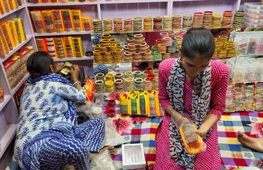 Karauli bangles shop