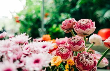 Hanoi old quarter - flower market