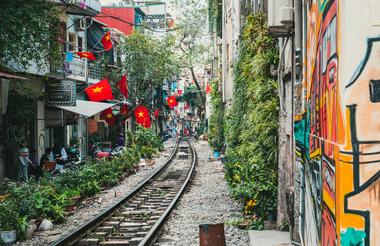Train Street Hanoi - Vietnam