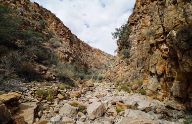 Rough gorges at Naukluft Mountains