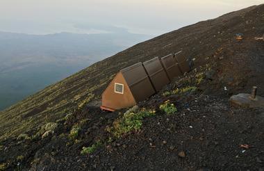 Nyiragongo Shelters Lake Kivu