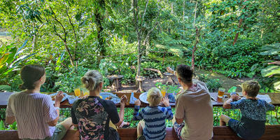 spectacular place to take pictures while you enjoy your beakfast or drink a coffee in our dinning area