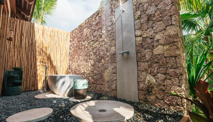 Outside bathroom