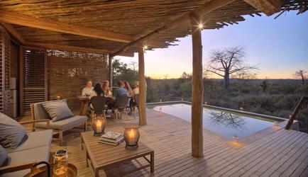 Dinner on the Jabali Privatge House Veranda