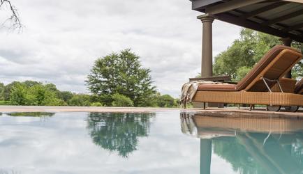 Plunge Pool with a view of the Sand River