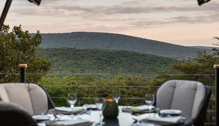 Family Tent deck & views