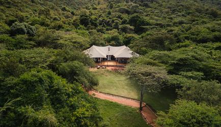 Family Tent aerial