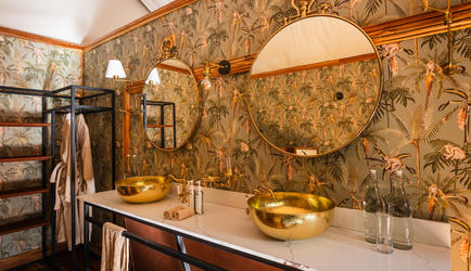 Family Tent bathroom