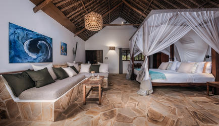 Bedroom and Lounge Area