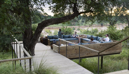 Lion Sands Fish Eagle Residence - Private Fire Deck