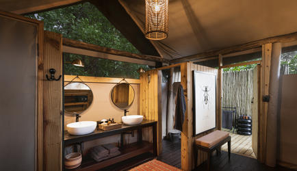 Guest Tent Bathroom