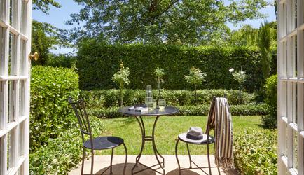 Private patio