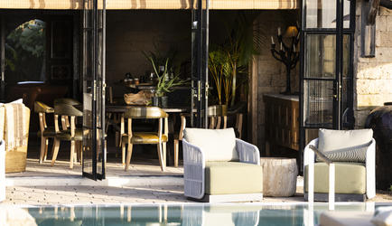 Segera House inside outside flow