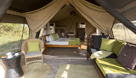 Serengeti North Wilderness Camp - double tent 