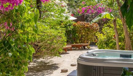 Outside Hot Tub