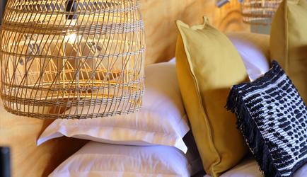 Tent Bed Closeup View