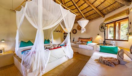 Bed Configuration - Quad Eco Hut