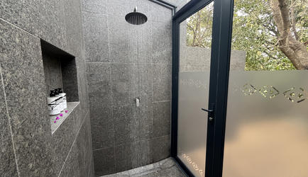 Indoor/Outdoor Shower