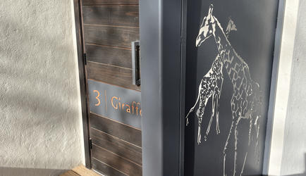 Giraffe Safari Suite Entrance