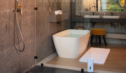 Cheetah Suite bathroom