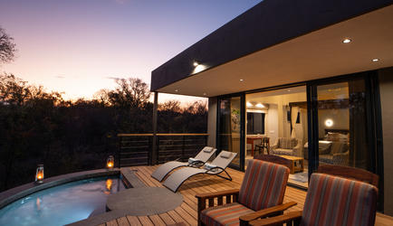 Suite view in evening