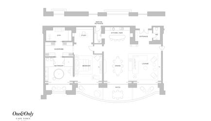 Table Mountain Suite Floor Plan